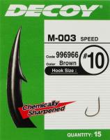 Одинарный крючок Decoy M-003 Speed #10