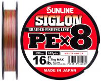 Шнур Sunline Siglon PE X8 #0.5 8lb. 3.3kg Multi Color 150M