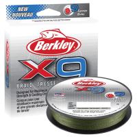 Шнур Berkley X9 Braid 0.10mm 9.0kg Low-Vis Green 150m