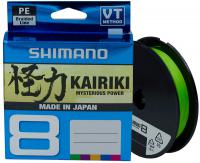 Шнур Shimano Kairiki 8 PE Mantis Green 150m 0.315mm 33.5kg