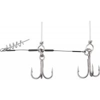 Оснастка стальная Dragon Two Hook Stinger 10.0cm hook #1/0 27kg