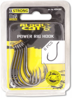Одинарный крючок Black Cat Power Rig Hook #4/0 (6 шт/уп)