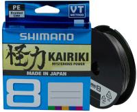 Шнур Shimano Kairiki 8 PE Steel Gray 150m 0.06mm 5.3kg