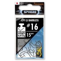 Одинарный крючок Browning Sphere Beast CPF LS Barbless #12 (15 шт/уп) ц:black nickel