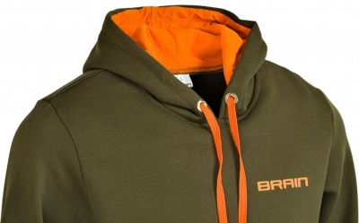 Кофта Brain Carp XL ц: зеленый/оранжевый
