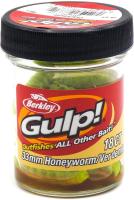 Силикон Berkley Gulp Honey Worm 3.3cm Chartreuse