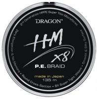 Шнур Dragon HM X8 P.E. Braid 0.10mm 9.0kg White 135m