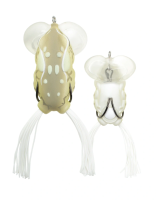 Силиконовая лягушка Lunkerhunt Yappa Frog 57mm 14g Albino