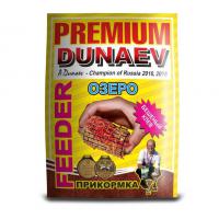 Прикормка Dunaev Premium Фидер Озеро Красная 1кг.