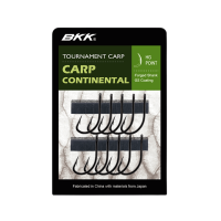 Одинарный крючок BKK Carp Continental Superslide #6 10шт