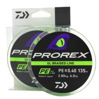 Шнур Daiwa Prorex UL Braid PE #0.6 4.3kg Chartreuse 135m