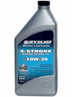 Масло моторное Quicksilver Premium FC-W 10W-30 4-Stroke для четырёхтактных лодочных моторов 1000ml