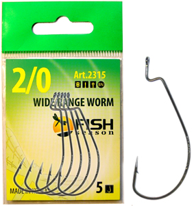 Офсетный крючок Fish Season Wide Range Worm 2315 #4/0
