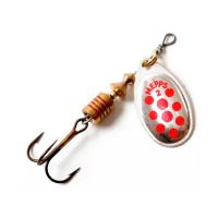 Блесна Mepps Aglia Decoree Silver Red Dot #3 (блистер)