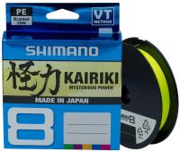 Шнур Shimano Kairiki 8 PE Yellow 150m 0.10mm 6.5kg