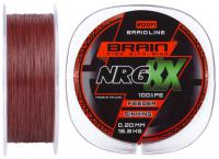 Шнур Brain NRG 8X sinking 0.20mm 16.8kg 200m (Коричневый)