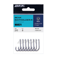 Одинарный крючок BKK Beak Baitholder-R #2/0 8шт