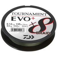 Шнур Daiwa Tournament X8 Braid EVO+ #1.5 12.2kg Dark Green 135m