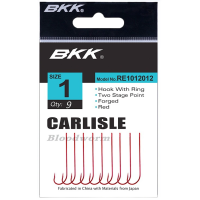 Одинарный крючок BKK Carlisle Bloodworm-R #6 10шт