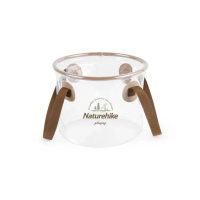 Ведро складное Naturehike Collapsible Round Bucket 10l Transparent