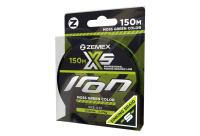 Шнур Zemex Iron X5 sinking 0.18mm 6.91kg 150m Moss Green