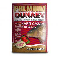 Прикормка Dunaev Premium Карп/Сазан Клубника 1кг.