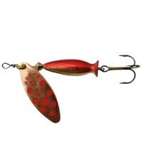 Блесна Mepps Aglia Long Heavy Gold/Copper Red Dot #3 (блистер)