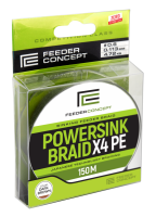 Шнур Feeder Concept Powersink Braid X4 PE #1.0 8.44kg 150m (Коричневый)
