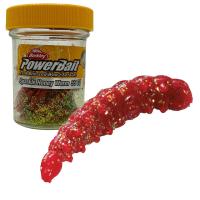 Силикон Berkley PowerBait Sparkle Honey Worm 2.5cm Red