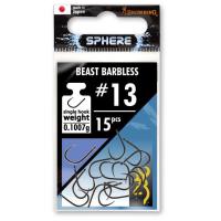 Одинарный крючок Browning Sphere Beast Barbless Round #16 (15 шт/уп) ц:black nickel