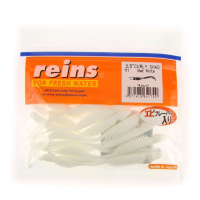 Силикон Reins Curly Shad 3.5'' 111 Mat White