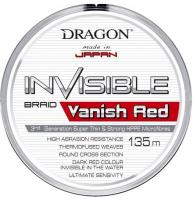 Шнур Dragon Invisible 0.14mm 12.7kg Vanish Red 135m