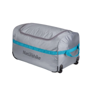 Сумка дорожная складная Naturehike Transport Bag With Wheels 110l Gray