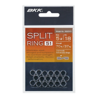 Кольца заводные BKK Split Ring-51 #9 91kg 10шт