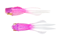 Силиконовая лягушка Jackall RV-Lashour 3.8'' 96mm 5.0g 3шт Clear Pink Natural