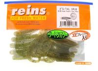 Силикон Reins G-Tail Grub 3'' B08 Green Pumpkin Chart Melon