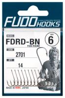 Одинарный крючок FUDO Fudo Round 2701 #10 15шт.
