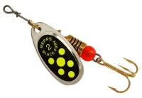 Блесна Mepps Black Fury Silver/Chartreuse #00