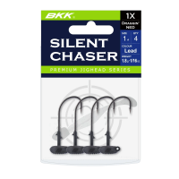 Джиг-головка BKK Silent Chaser Draggin' NED Black 1/0 5.25g