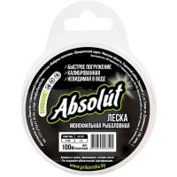 Леска Absolut 100m 0.105mm 1.40kg