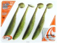 Силикон Reins S-Cape Shad 4.8'' B08 Green Pumpkin Chart Melon
