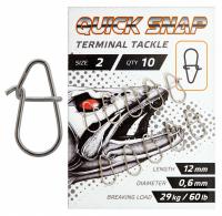 Застежка Select Quick Snap #000 7mm 9kg/20lb (10 шт/уп)