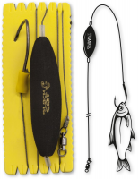 Оснастка для ловли сома Black Cat U-Float Rig Single Hook XL 100кг #10/0 1,20м