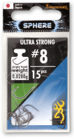 Одинарный крючок Browning Ultra Strong #14 (15 шт/уп) ц:black nickel