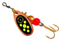 Блесна Mepps Black Fury Copper/Chartreuse #00 (блистер)