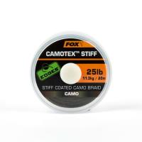 Поводковый материал в оплетке Fox Camotex Stiff 20lb 20m