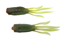 Силиконовая лягушка Jackall RV-Lashour 3.8'' 96mm 5.0g 3шт Green Bug