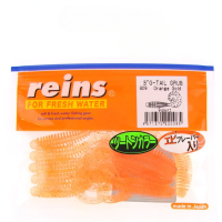 Силикон Reins G-Tail Grub 3'' B29 Orange Gold