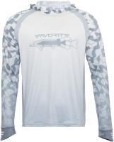 Реглан Favorite Hooded Jersey Pike XXL Gray