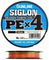 Шнур Sunline Siglon PE X4 #0.6 10lb. 4.5kg Multi-Color 150M